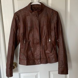 Brown Pleather jacket